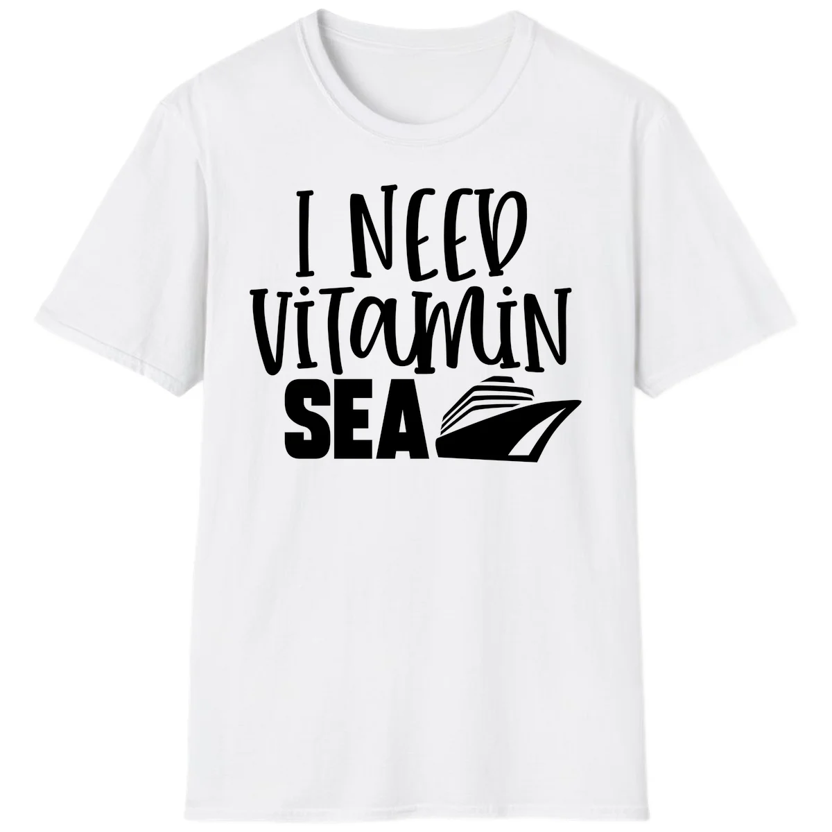 I Need Vitamin Sea T-Shirt in White