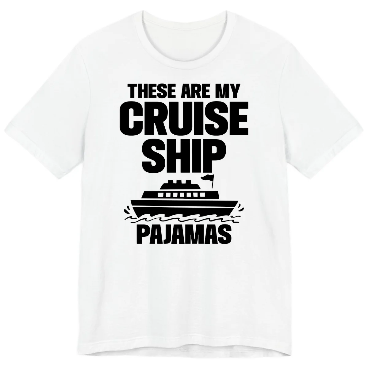 Cruise Ship Pajamas Premium T-Shirt in White