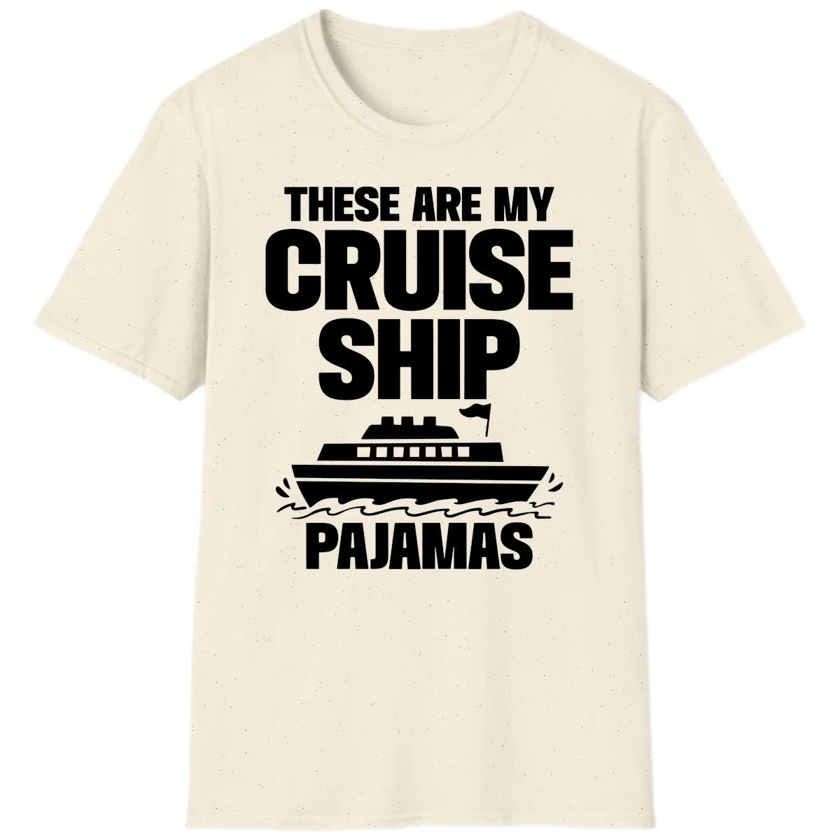 Cruise Ship Pajamas T-Shirt in Natural