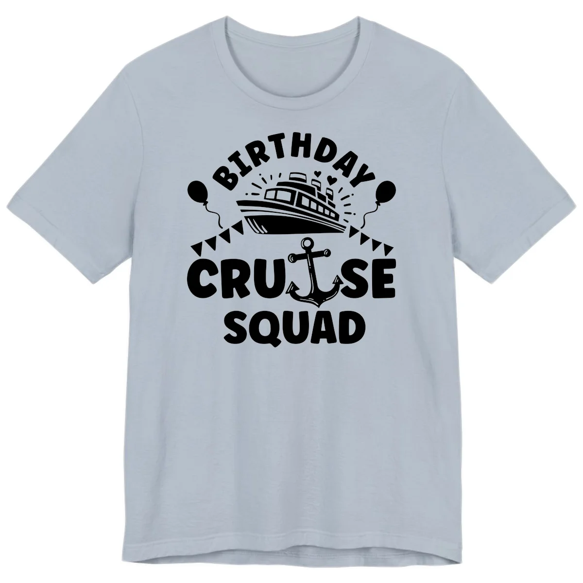 Birthday Cruise Squad Premium T-Shirt in Light Blue