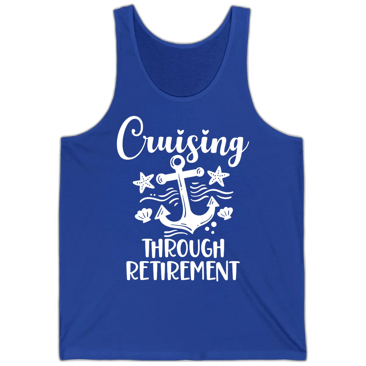 Cruising Through Retirement Tank in True Royal