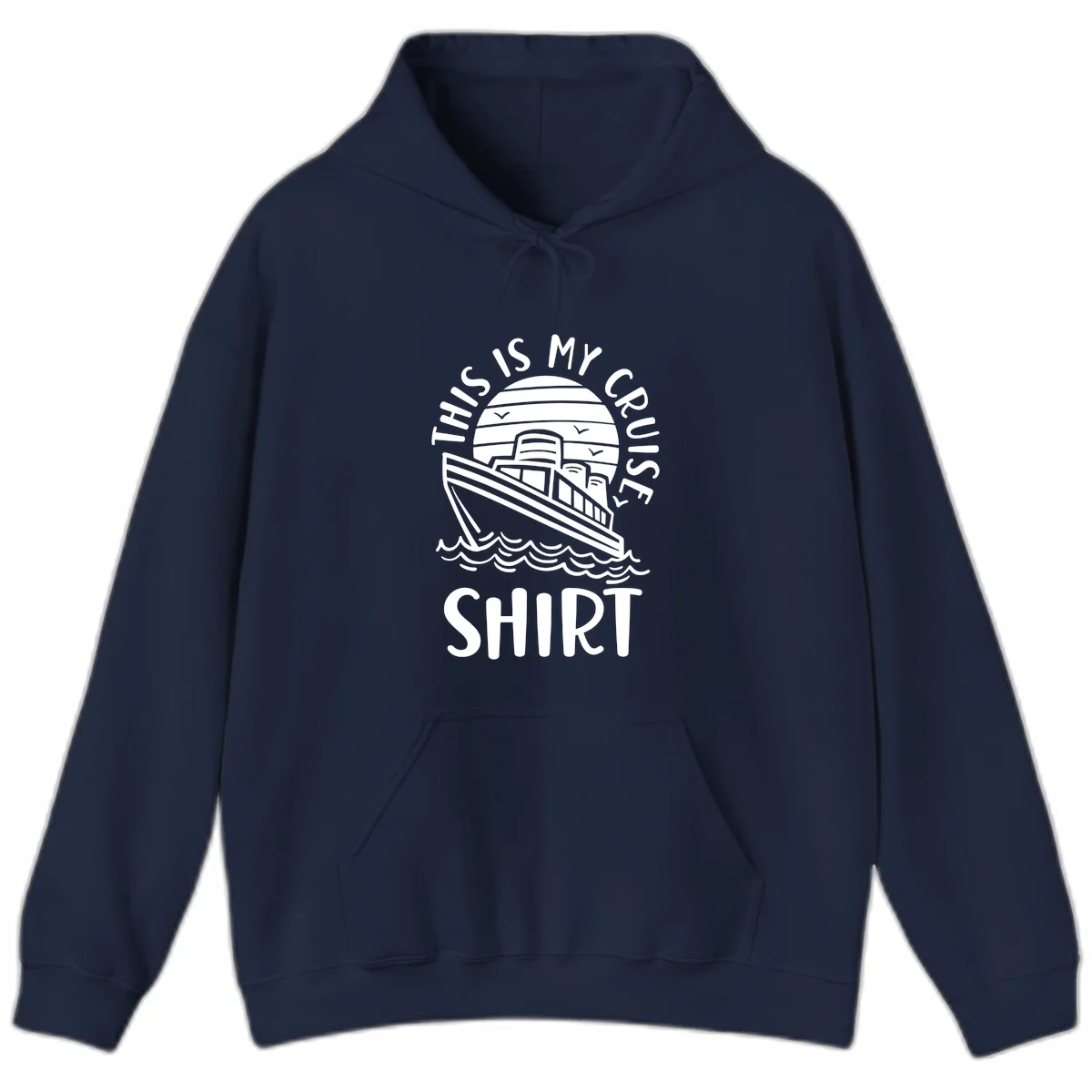 This Is My Cruise Ship Hoodie in Navy
