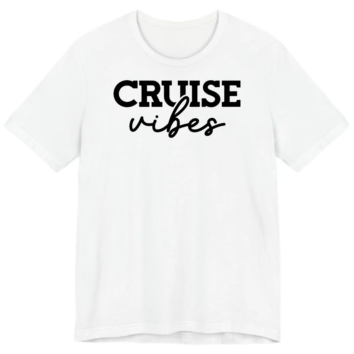 Cruise Vibes Script Premium T-Shirt in White