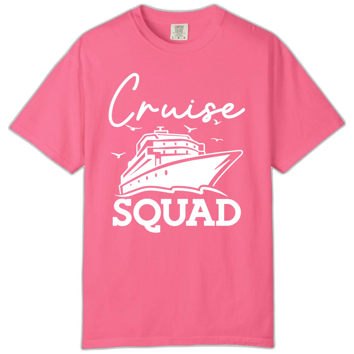 Cruise Squad Comfort Color in Crunchberry