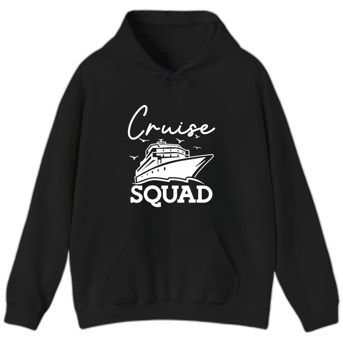 Cruise Squad Hoodie in Black