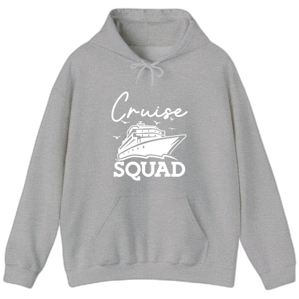 Cruise Squad Hoodie in Sport Grey