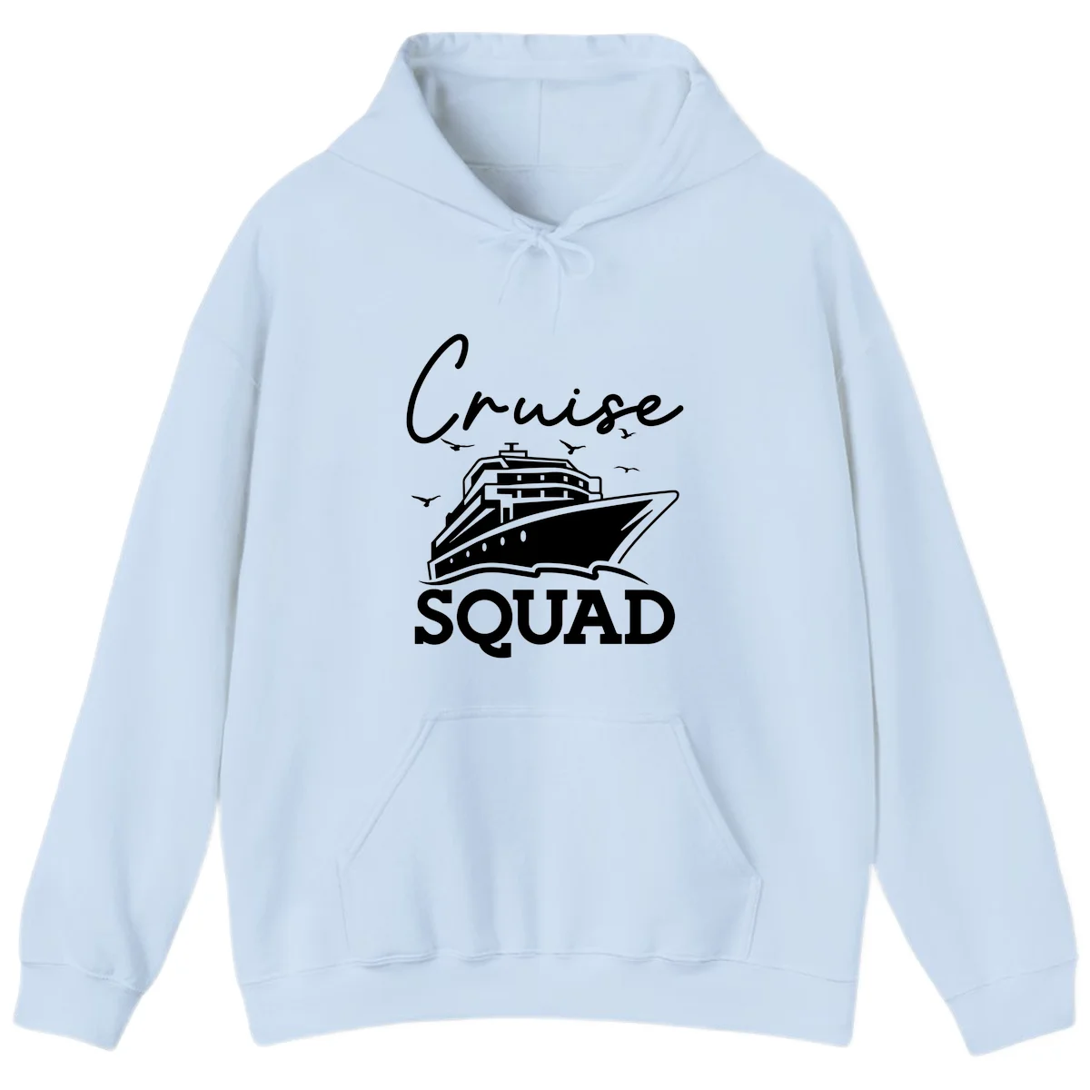 Cruise Squad Hoodie in Light Blue
