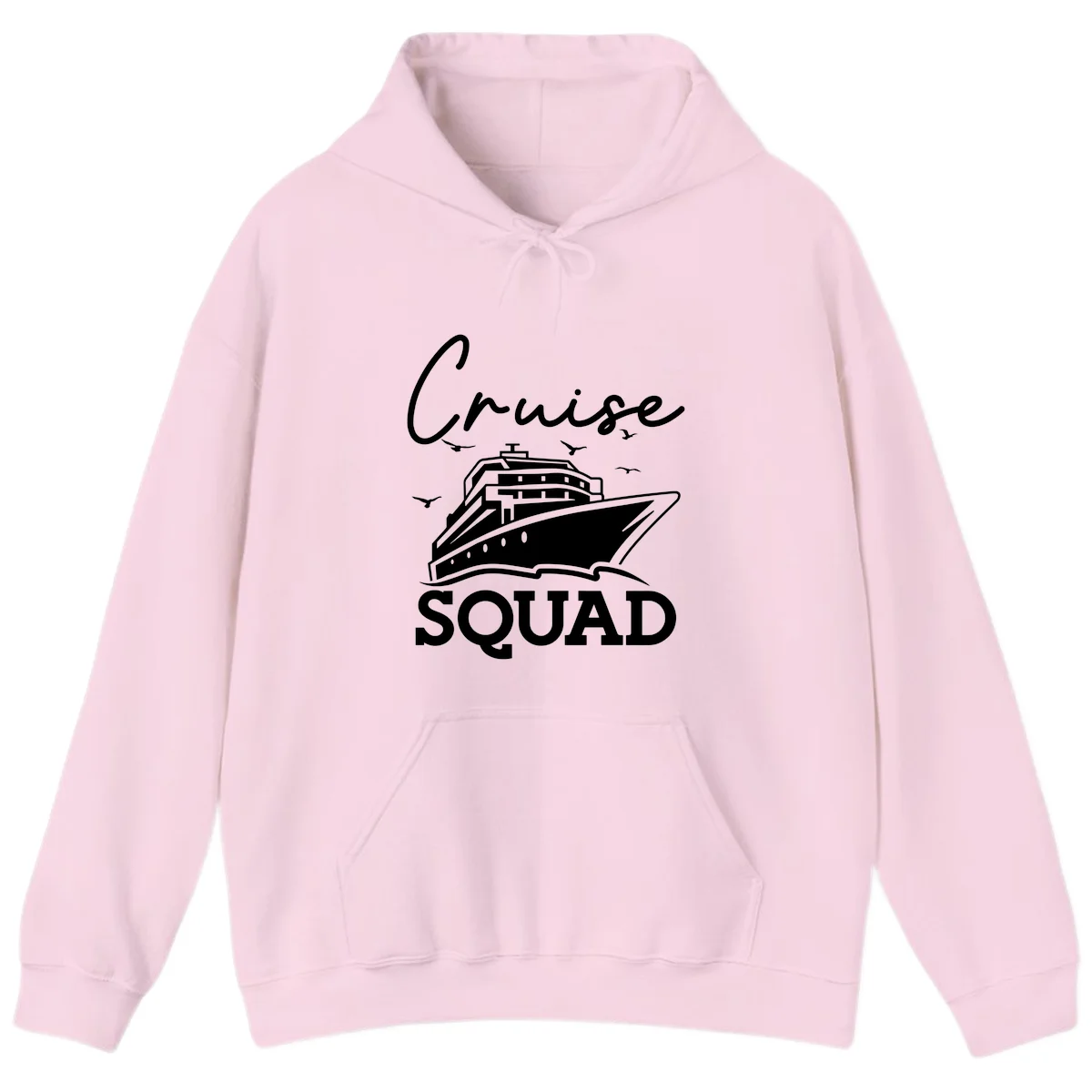 Cruise Squad Hoodie in Light Pink