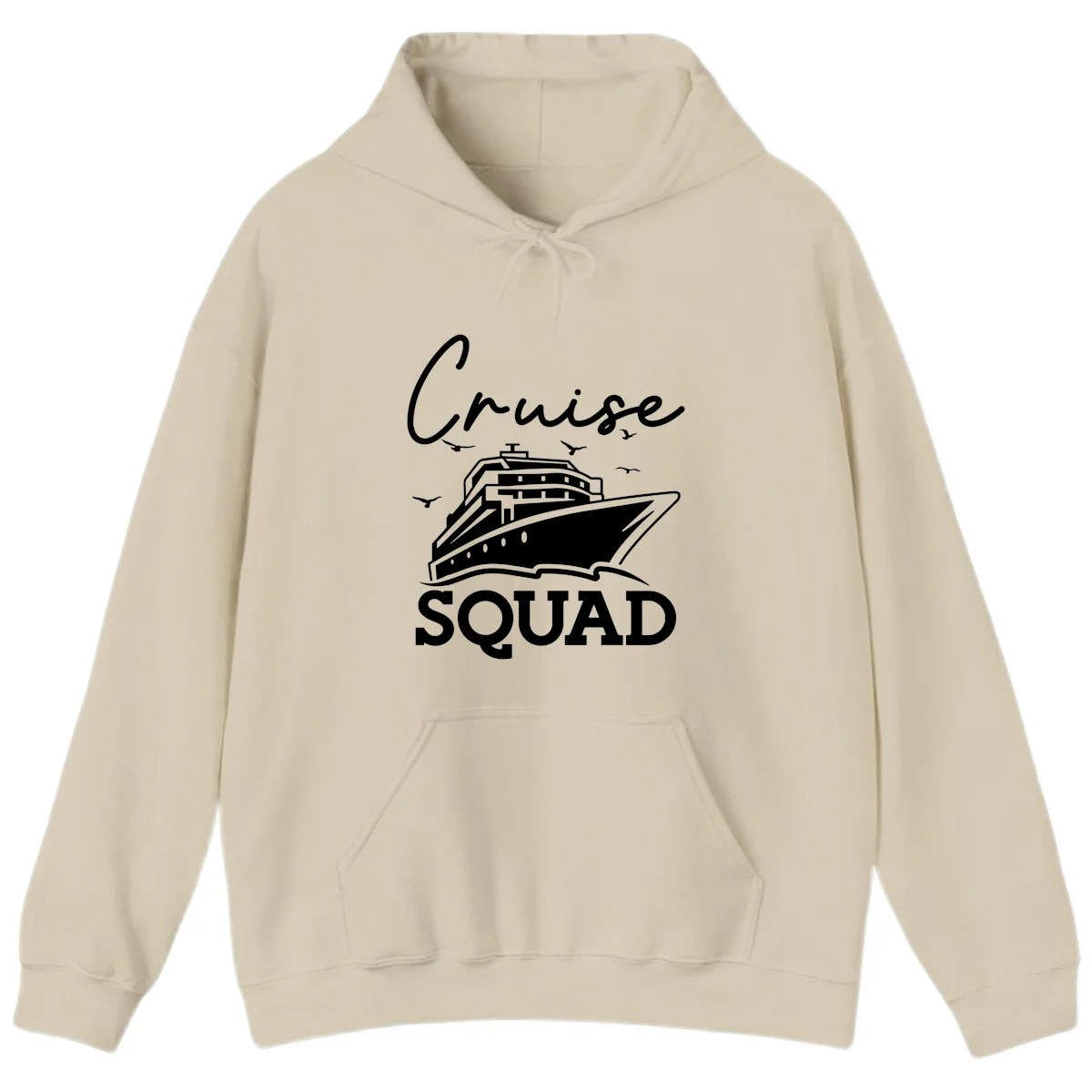 Cruise Squad Hoodie in Sand