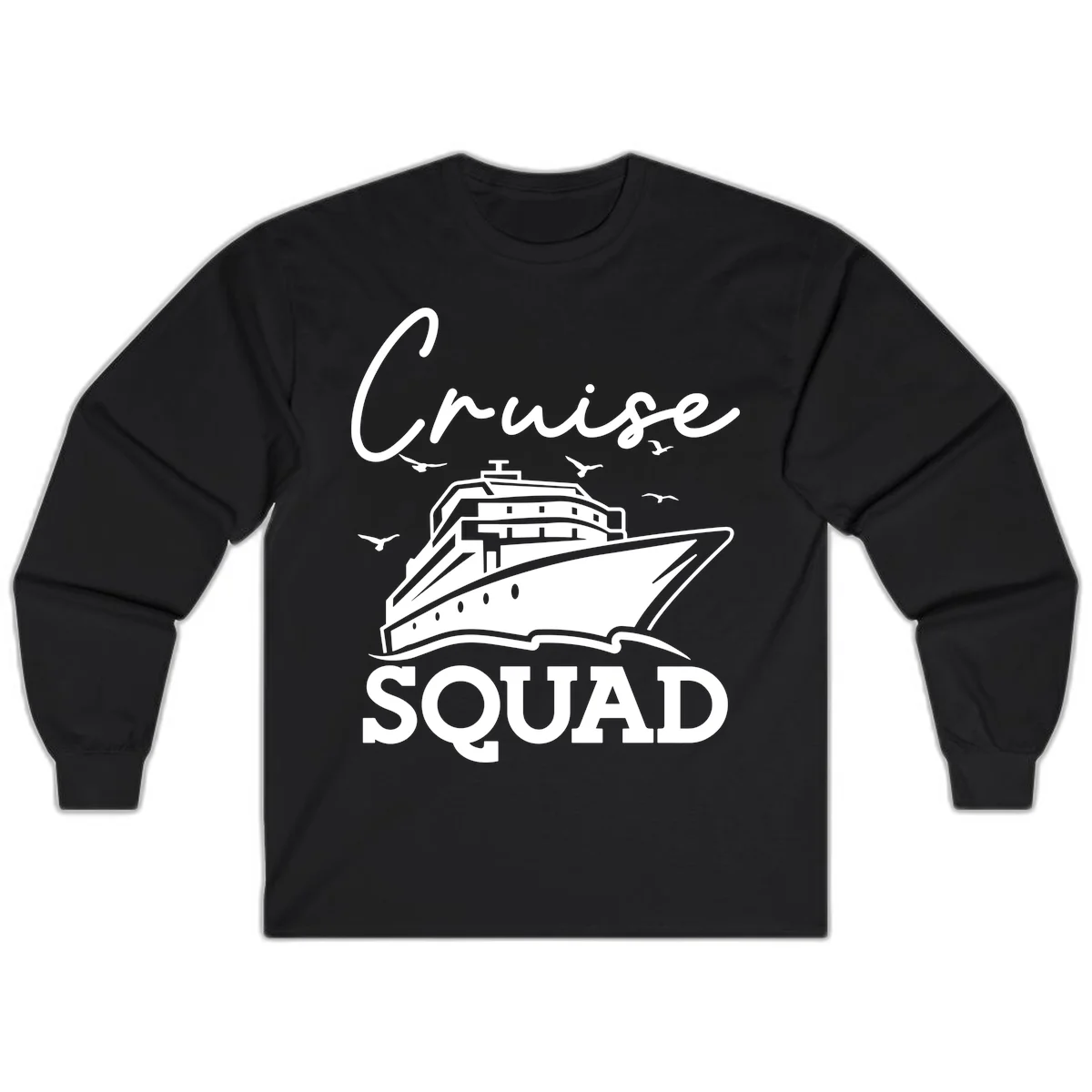 Cruise Squad Long Sleeve in Black