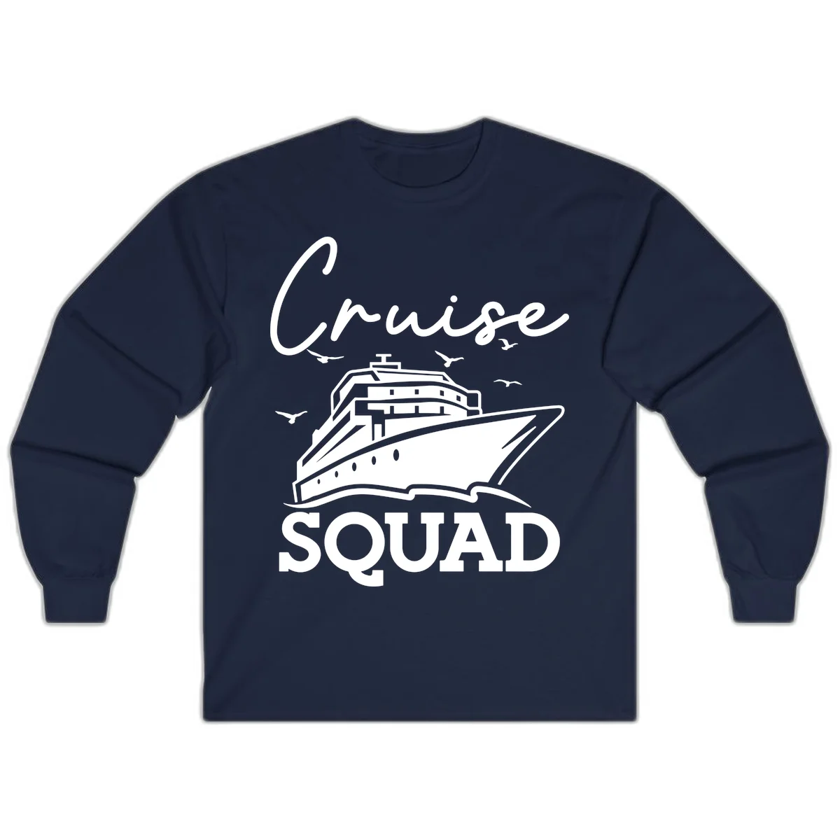 Cruise Squad Long Sleeve in Navy
