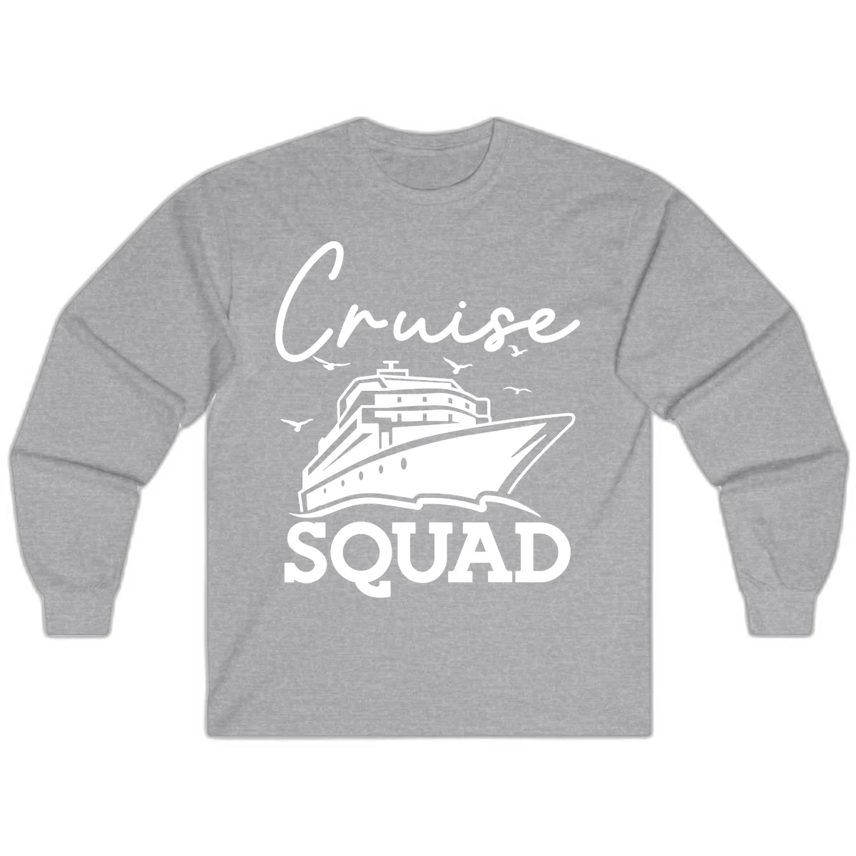 Cruise Squad Long Sleeve in Sport Grey
