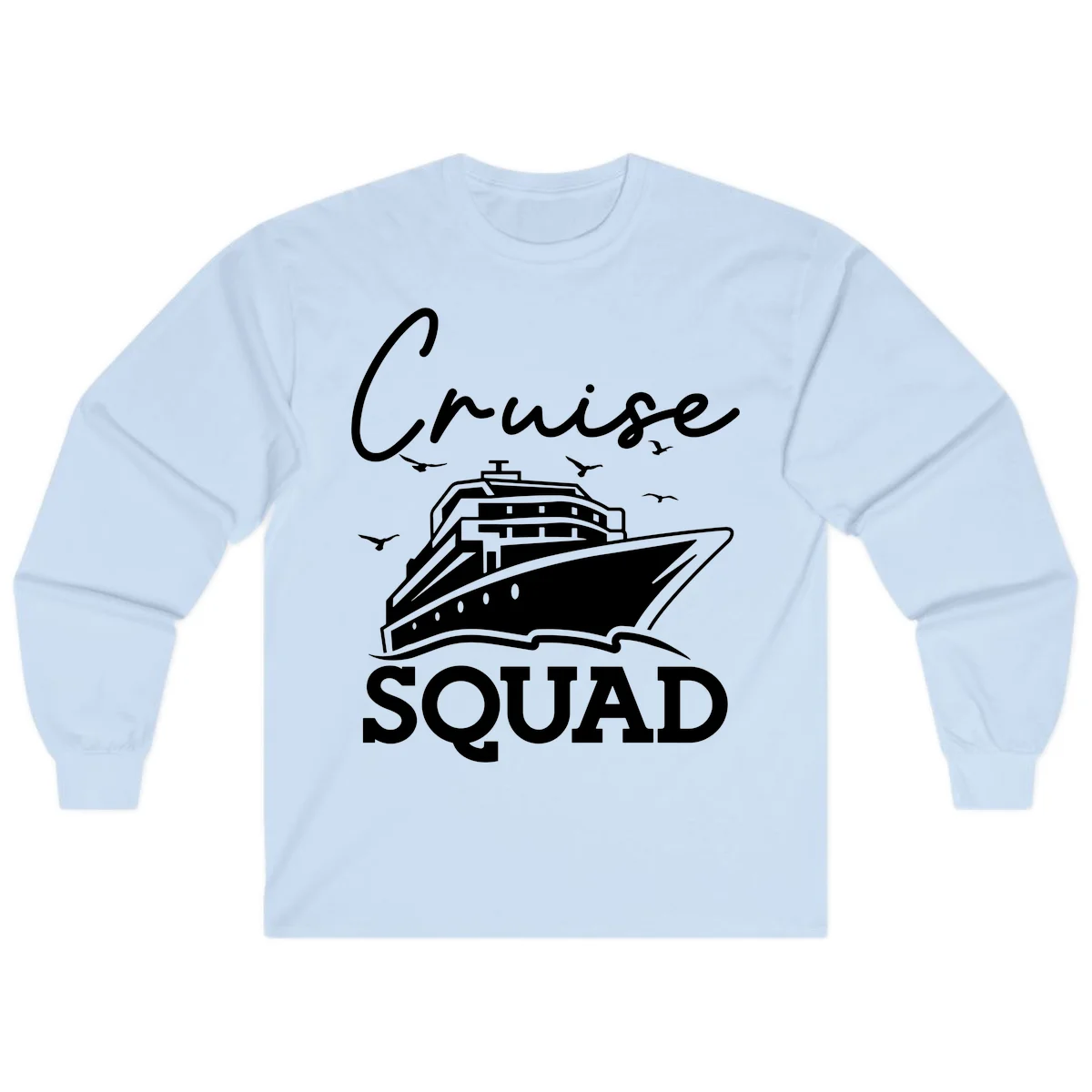 Cruise Squad Long Sleeve in Light Blue