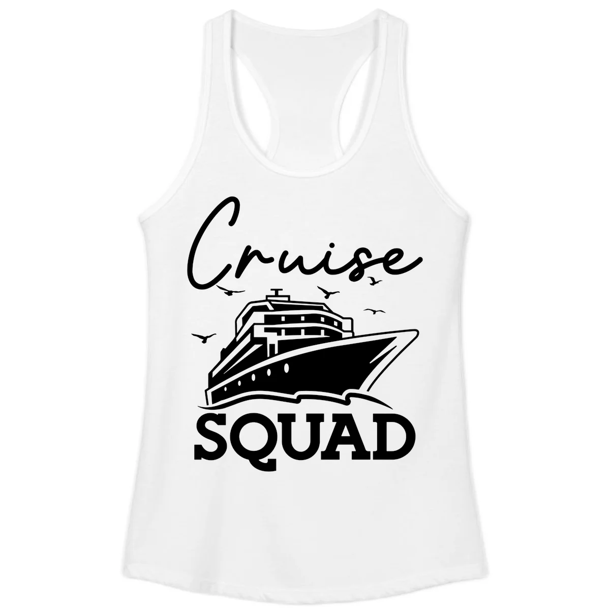 Cruise Squad Ladies Tank in White