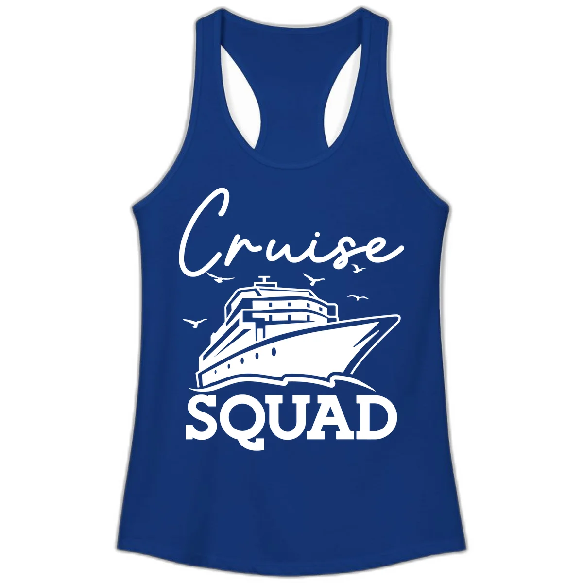 Cruise Squad Ladies Tank in Solid Royal