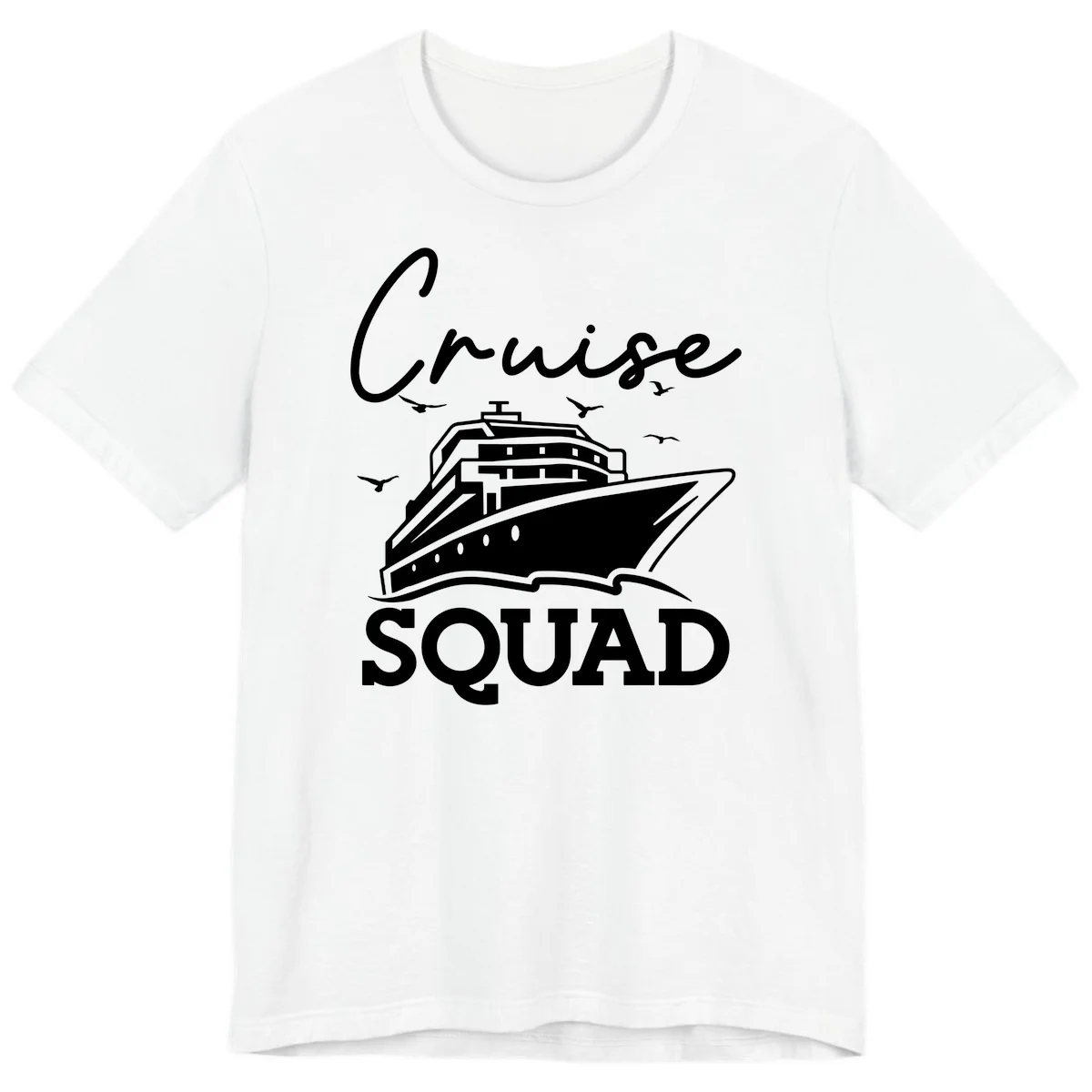 Cruise Squad Premium T-Shirt in White