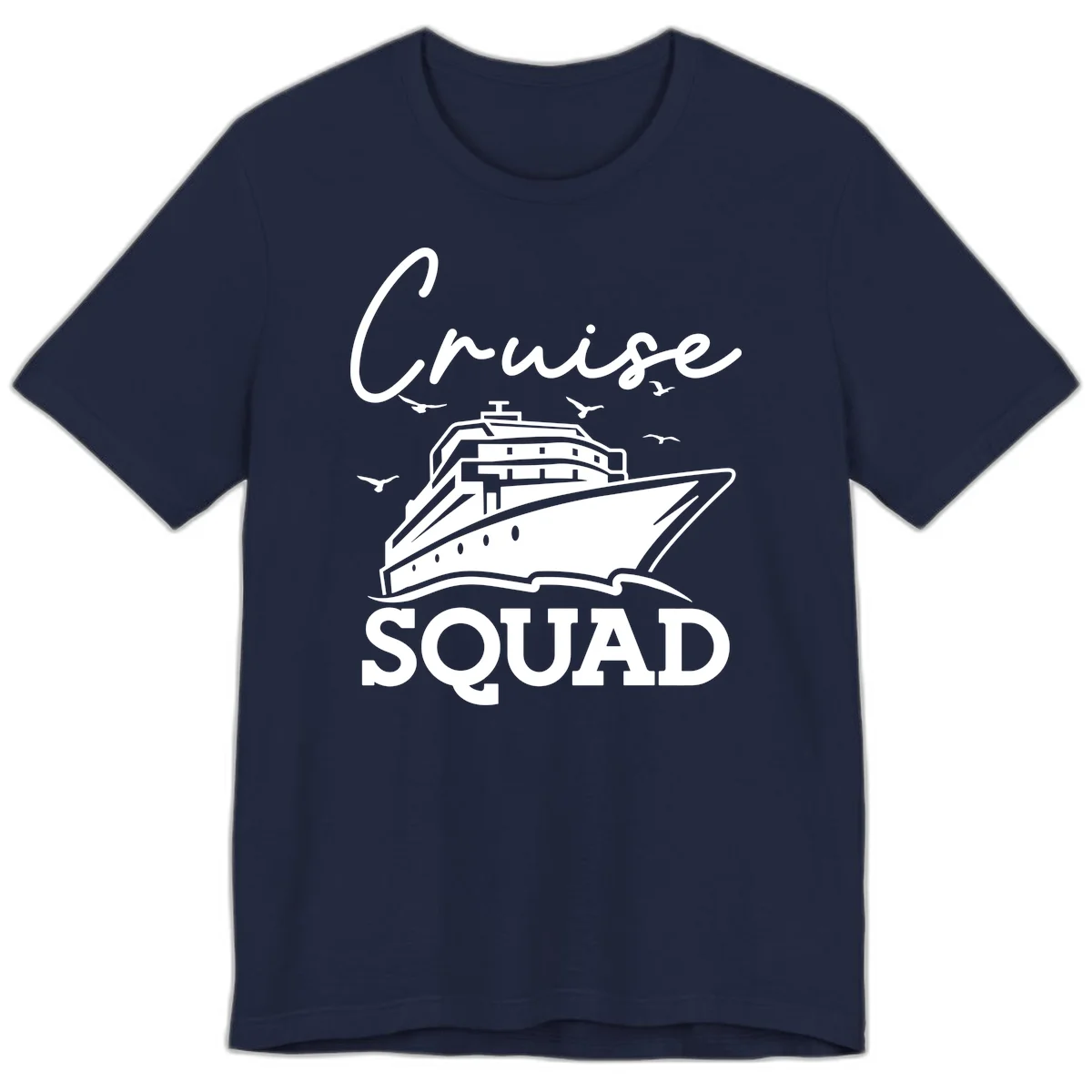 Cruise Squad Premium T-Shirt in Navy