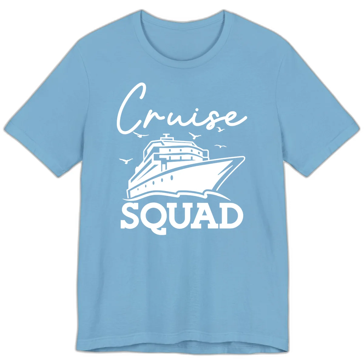 Cruise Squad Premium T-Shirt in Ocean Blue