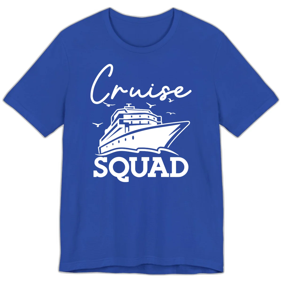 Cruise Squad Premium T-Shirt in True Royal