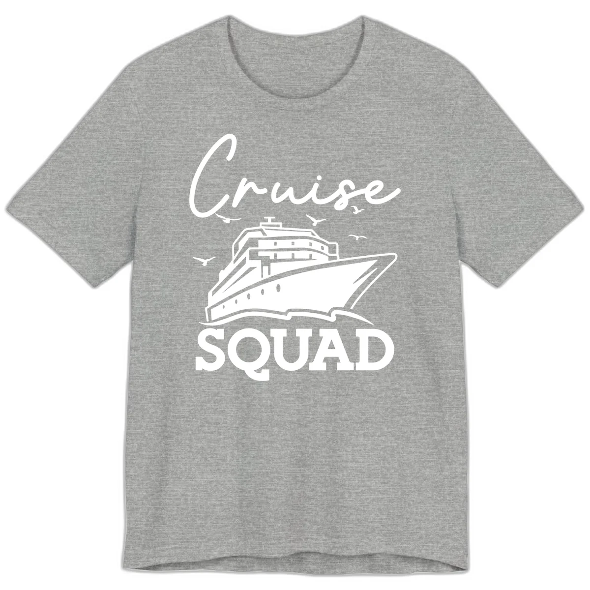 Cruise Squad Premium T-Shirt in Athletic Heather