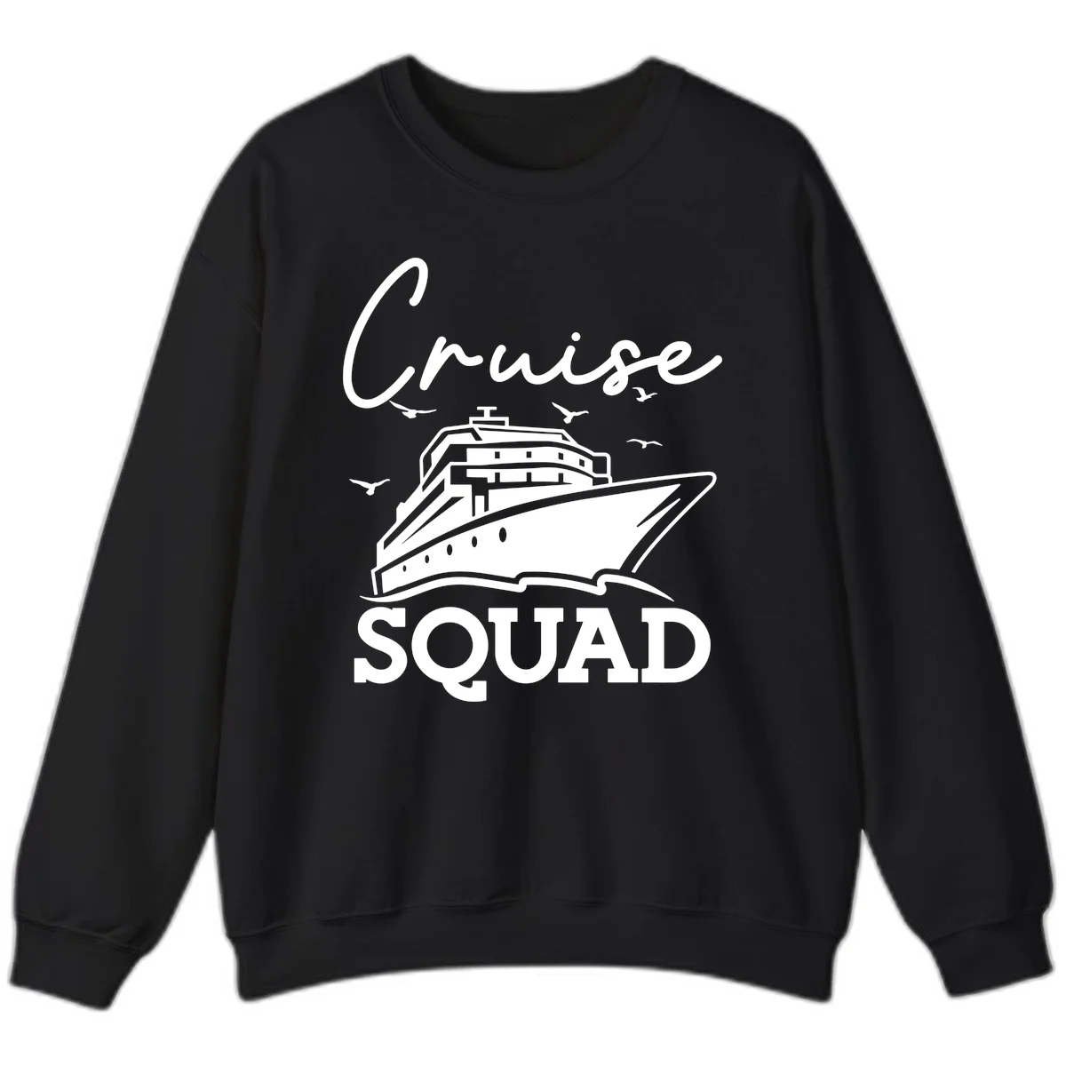 Cruise Squad Sweatshirt in Black