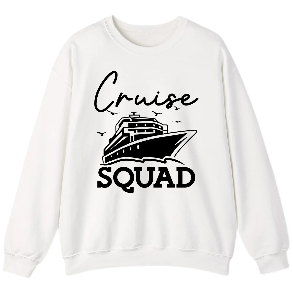 Cruise Squad Sweatshirt in White