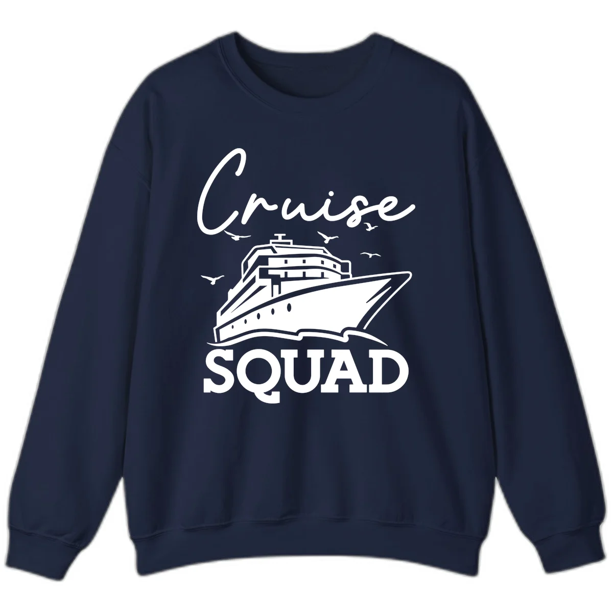 Cruise Squad Sweatshirt in Navy