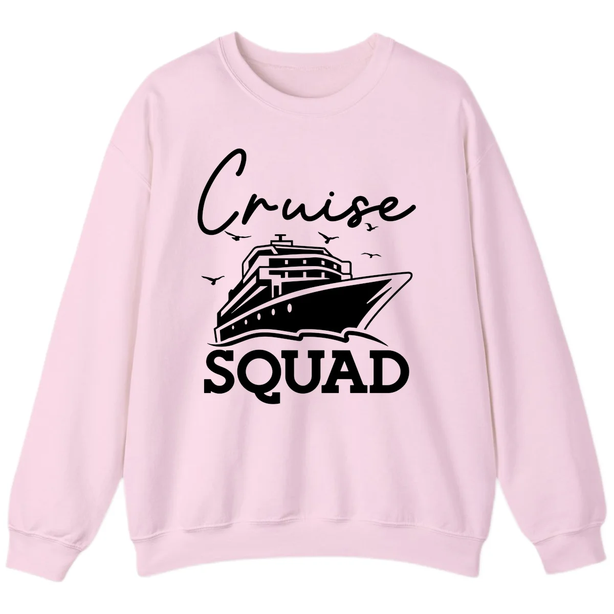 Cruise Squad Sweatshirt in Light Pink