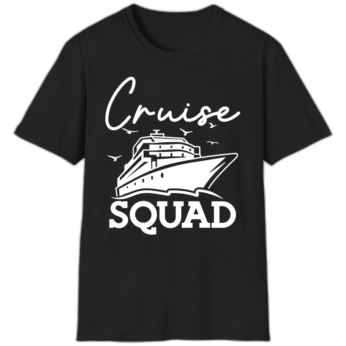 Cruise Squad T-Shirt in Black