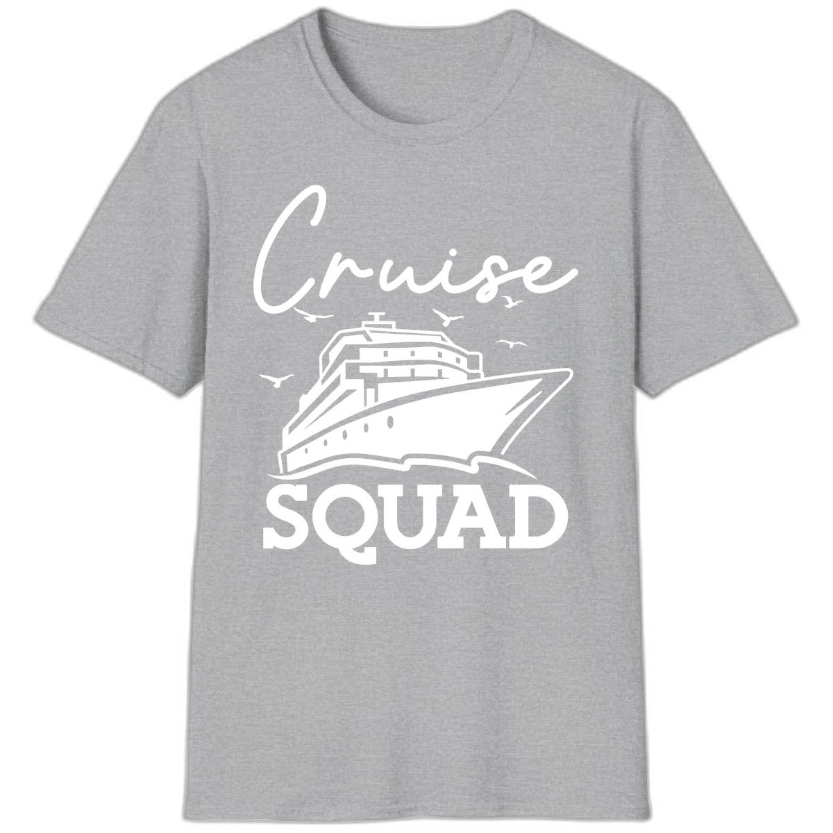 Cruise Squad T-Shirt in Sport Grey