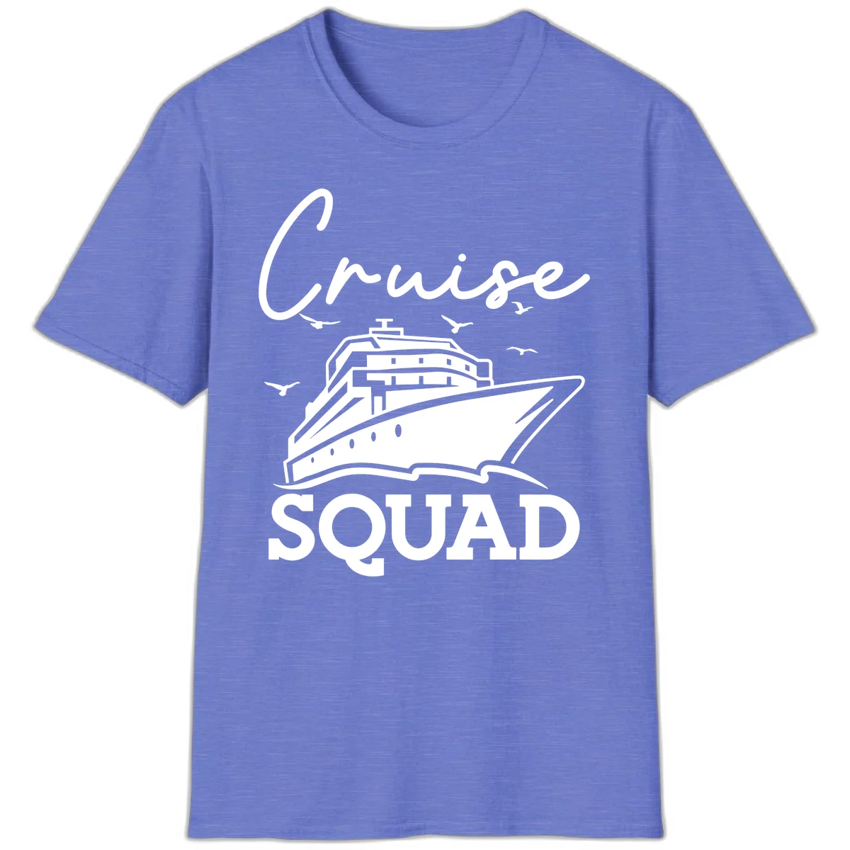 Cruise Squad T-Shirt in Heather Royal