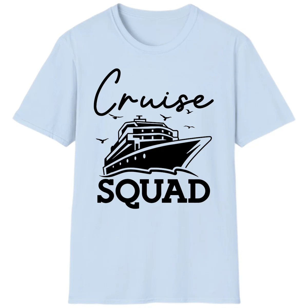 Cruise Squad T-Shirt in Light Blue