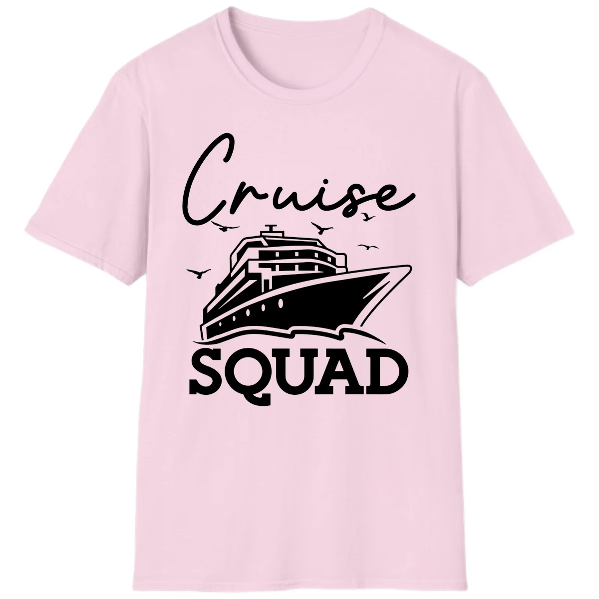 Cruise Squad T-Shirt in Light Pink