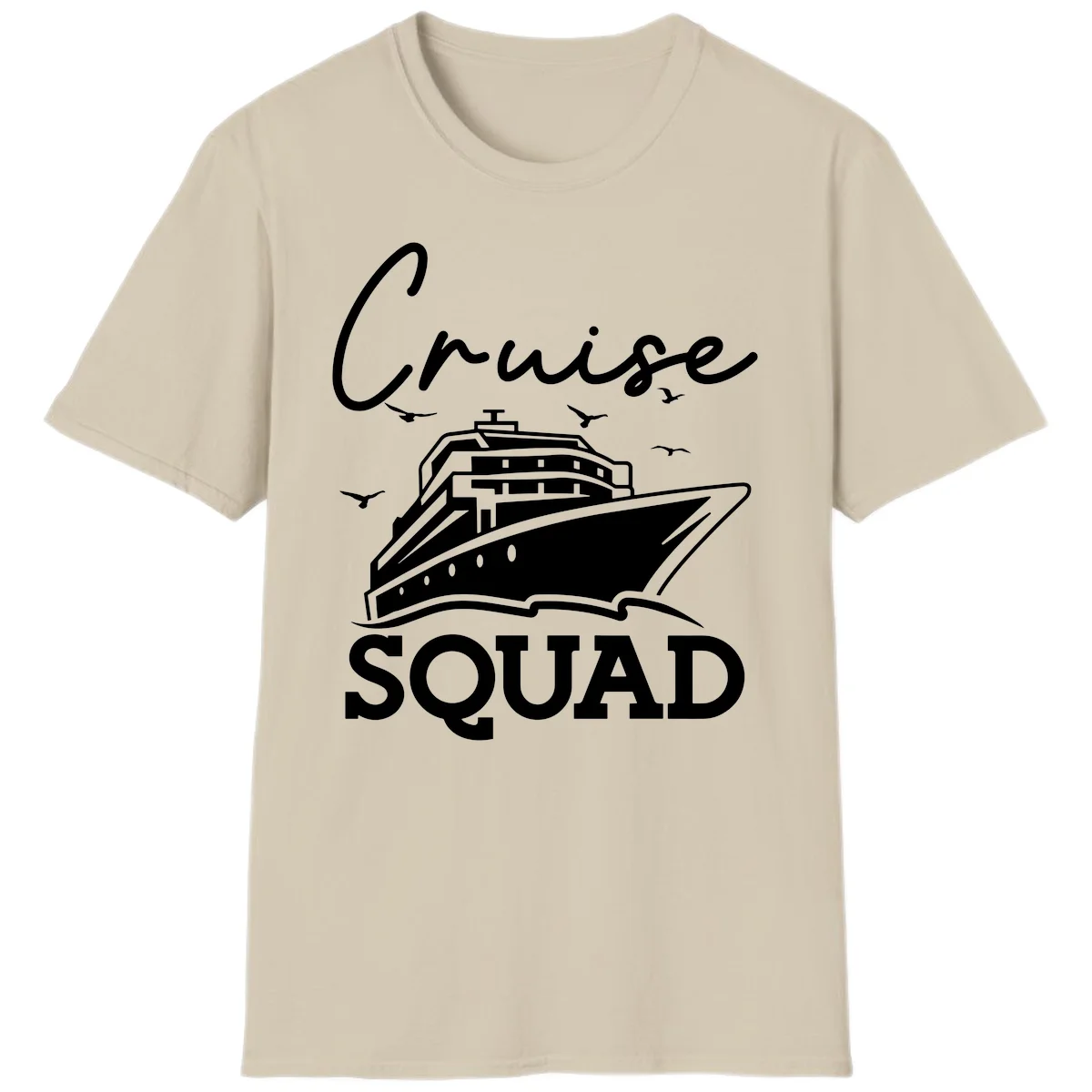 Cruise Squad T-Shirt in Sand