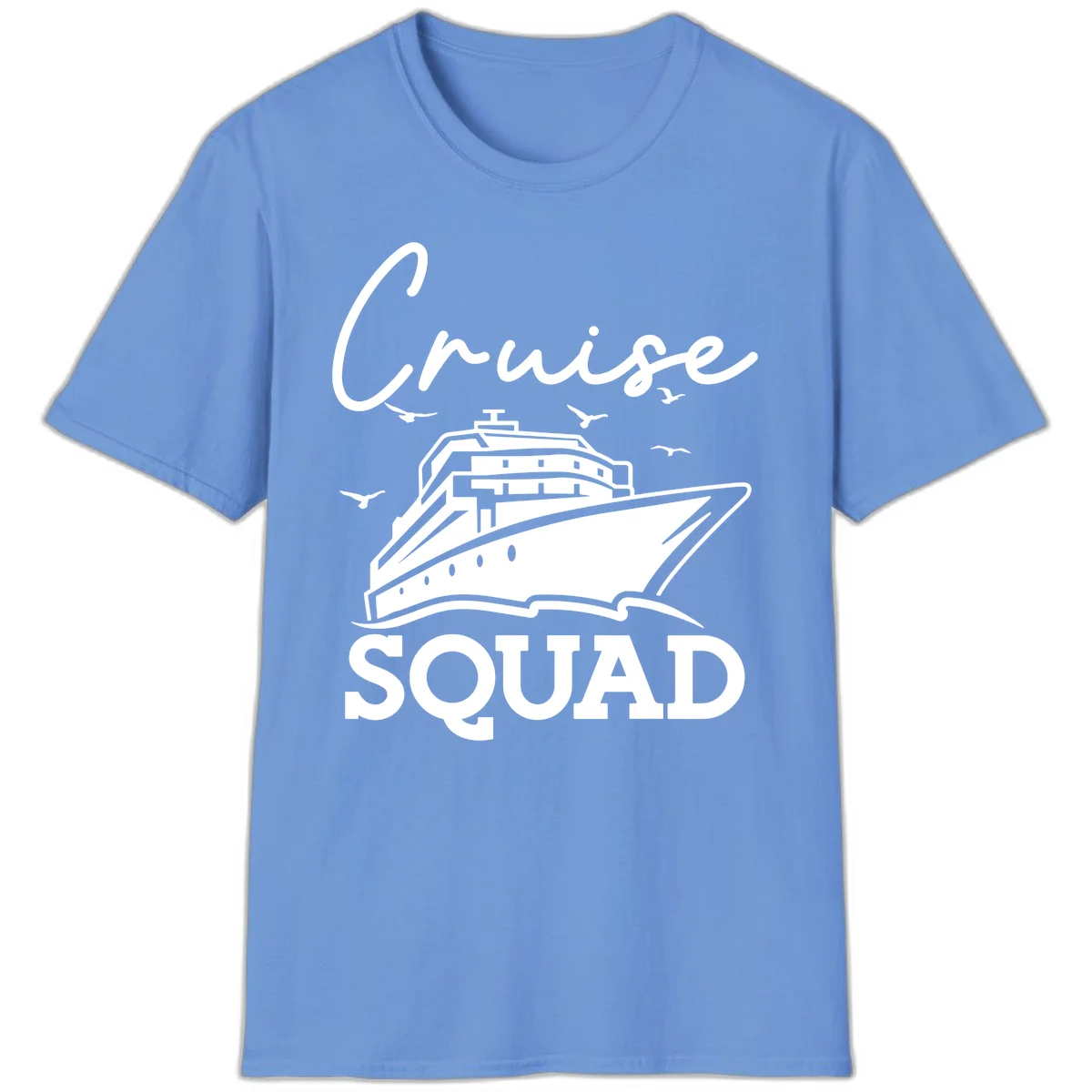 Cruise Squad T-Shirt in Carolina Blue