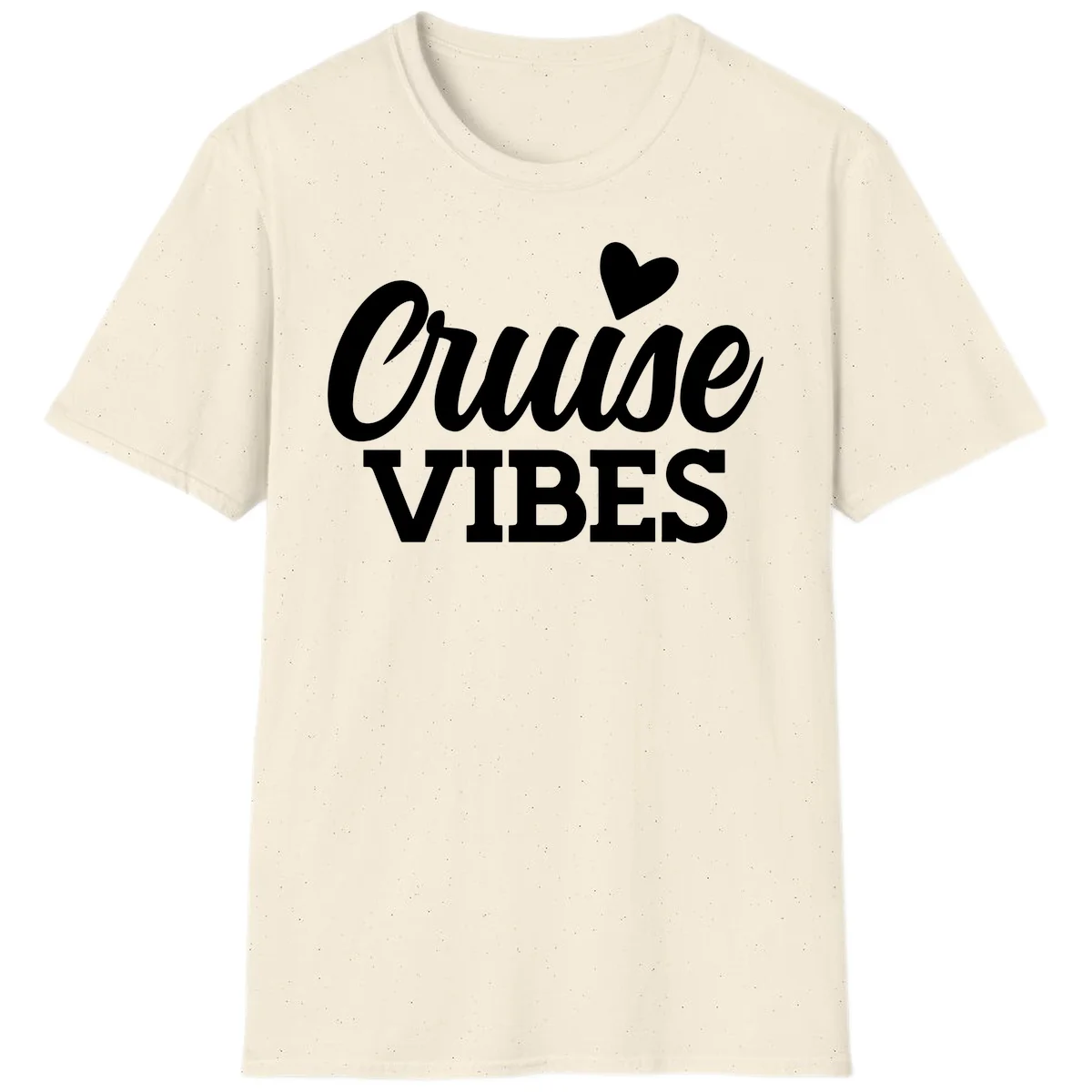 Cruise Vibes Heart T-Shirt in Natural