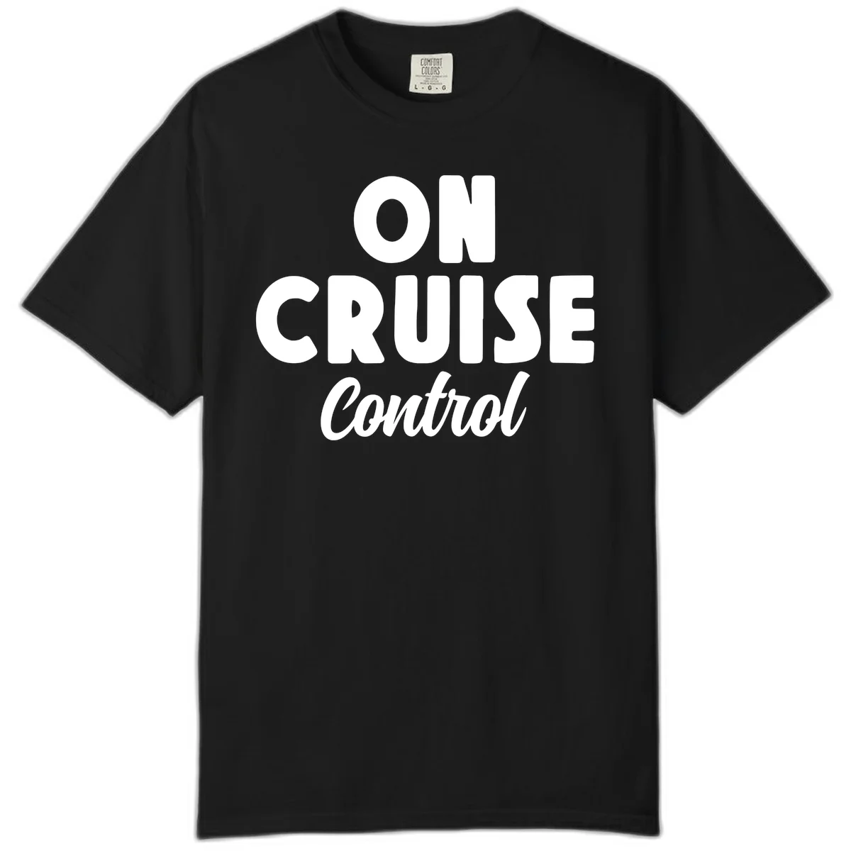On Cruise Control Comfort Colors Cruise Tee in Black