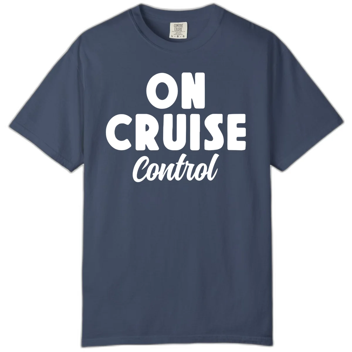 On Cruise Control Comfort Colors Cruise Tee in Midnight