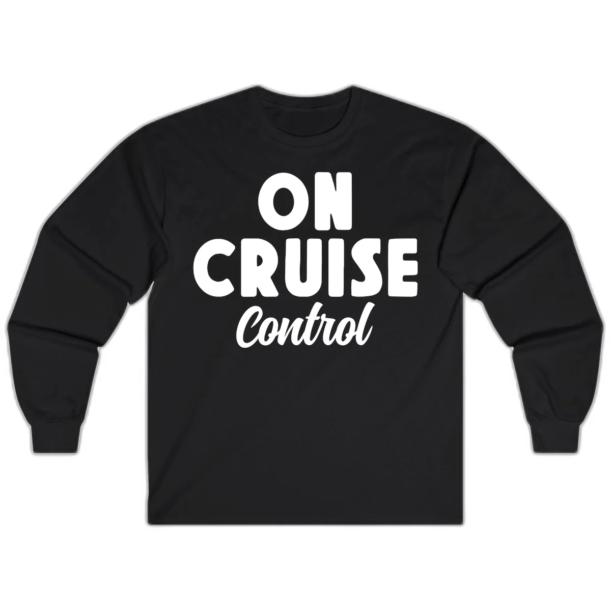 On Cruise Control Long Sleeve Cruise Shirt in Black