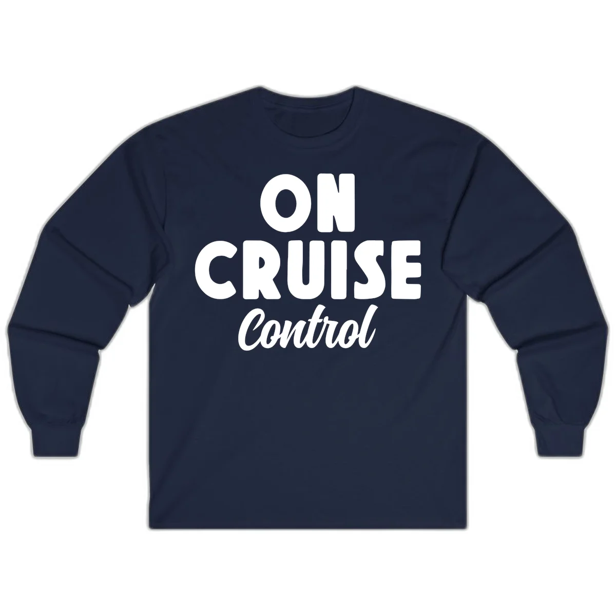 On Cruise Control Long Sleeve Cruise Shirt in Navy