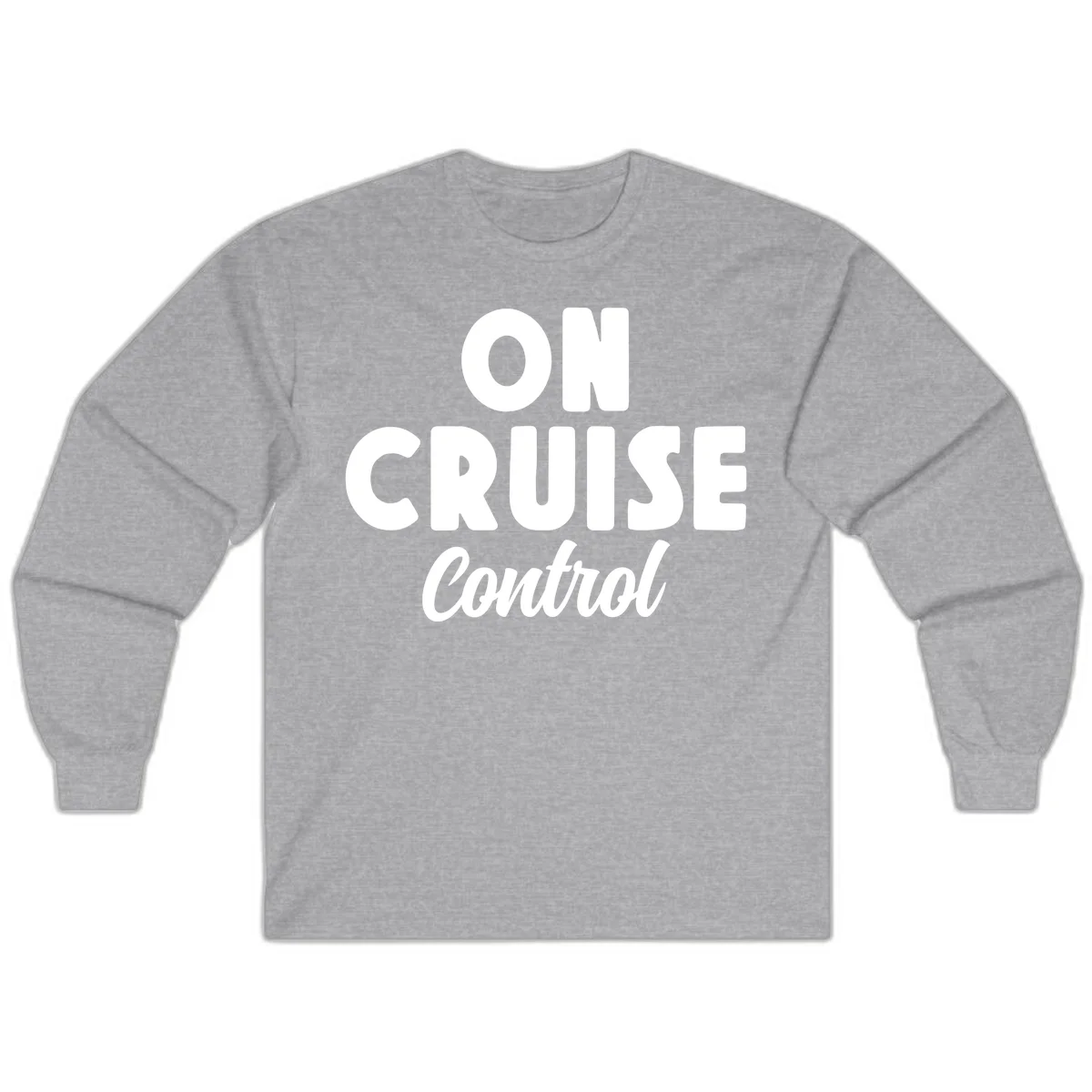 On Cruise Control Long Sleeve Cruise Shirt in Sport Grey