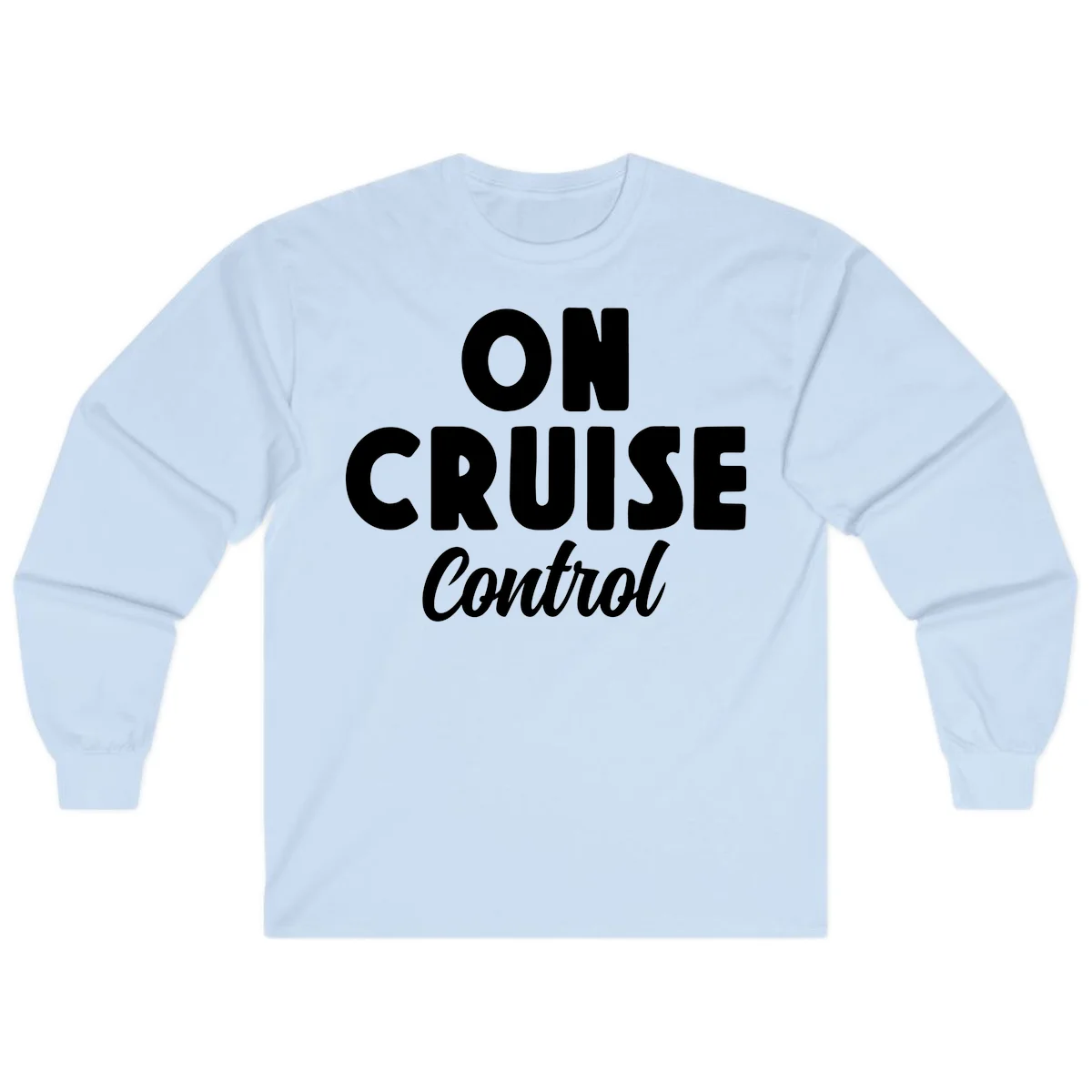 On Cruise Control Long Sleeve Cruise Shirt in Light Blue