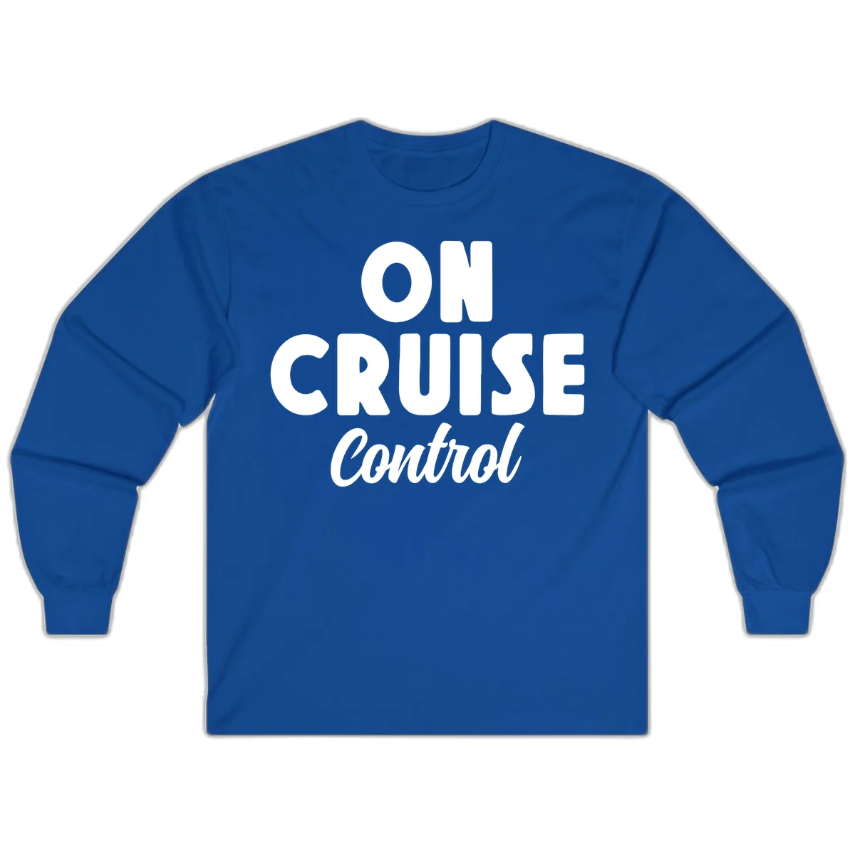 On Cruise Control Long Sleeve Cruise Shirt in Royal