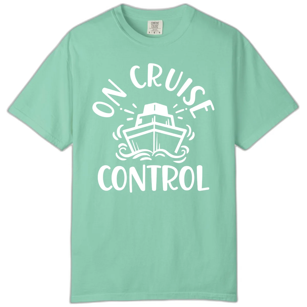 Own Cruise Control Comfort Color T-Shirt in Island Reef