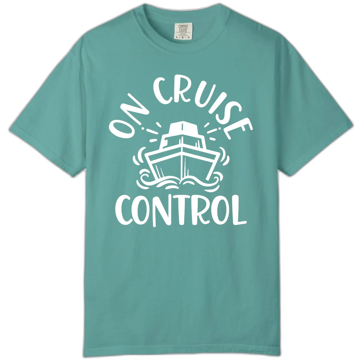 Own Cruise Control Comfort Color T-Shirt in Seafoam