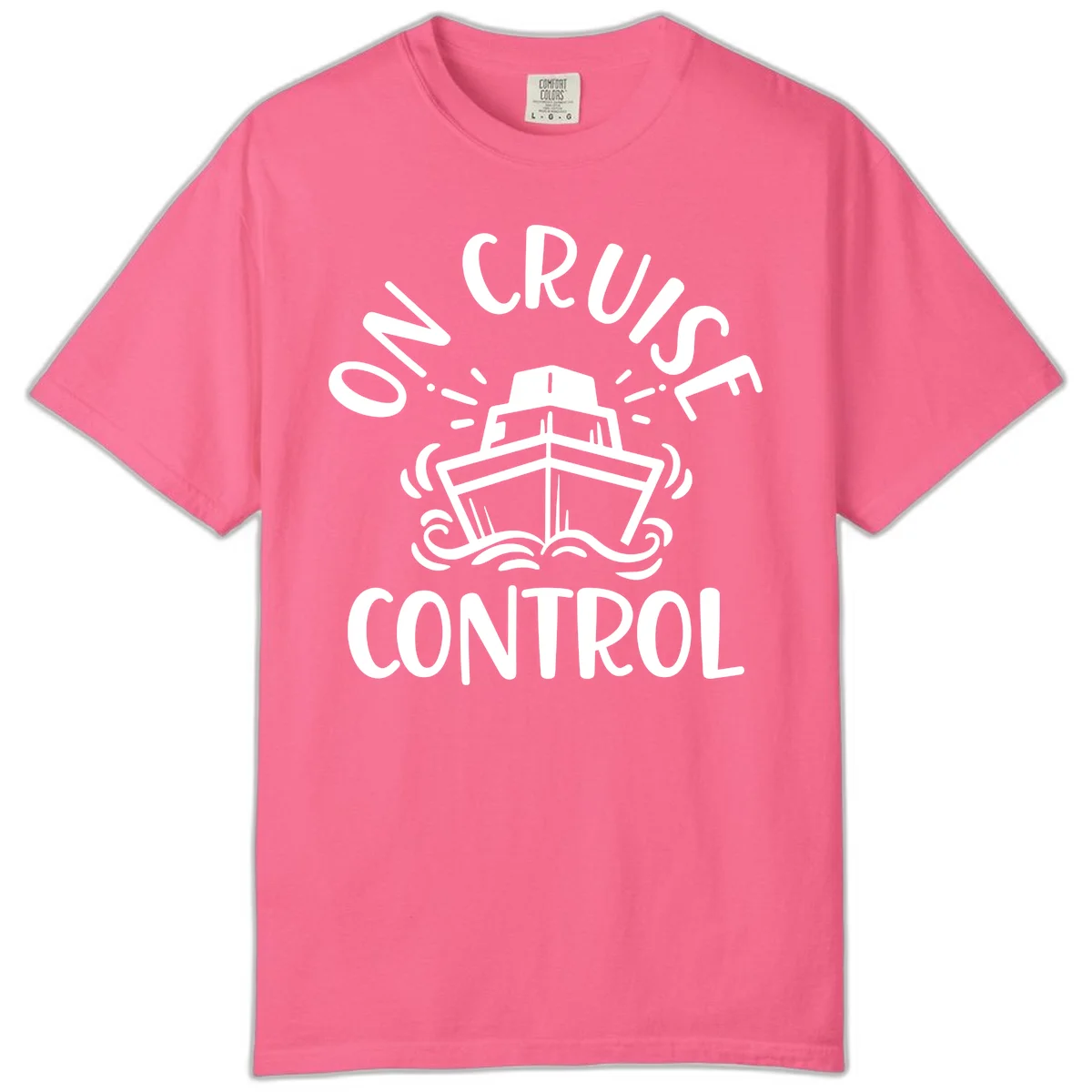 Own Cruise Control Comfort Color T-Shirt in Crunchberry