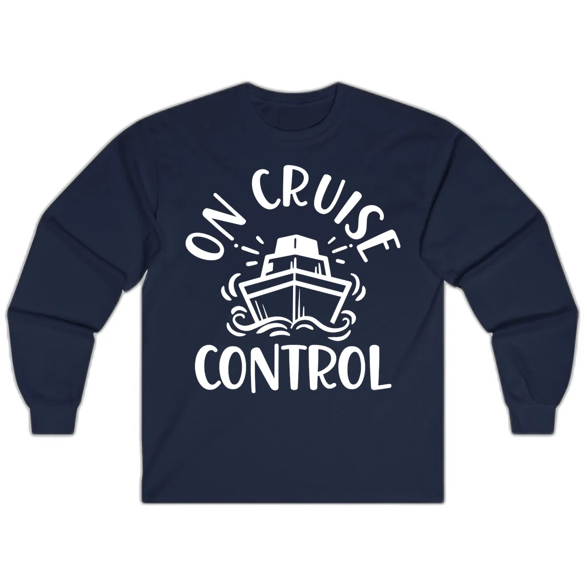 Own Cruise Control Long Sleeve T-Shirt in Navy