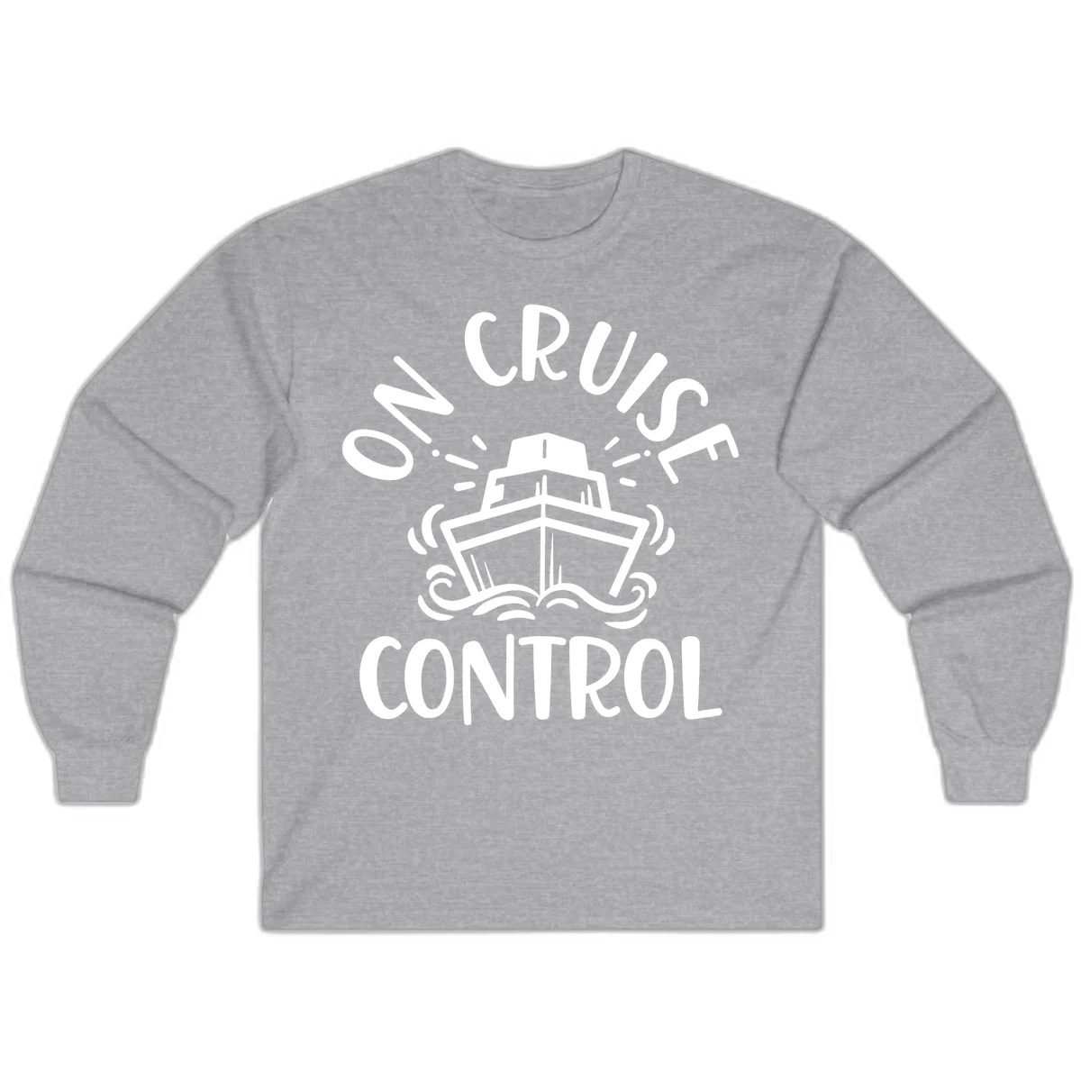 Own Cruise Control Long Sleeve T-Shirt in Sport Grey
