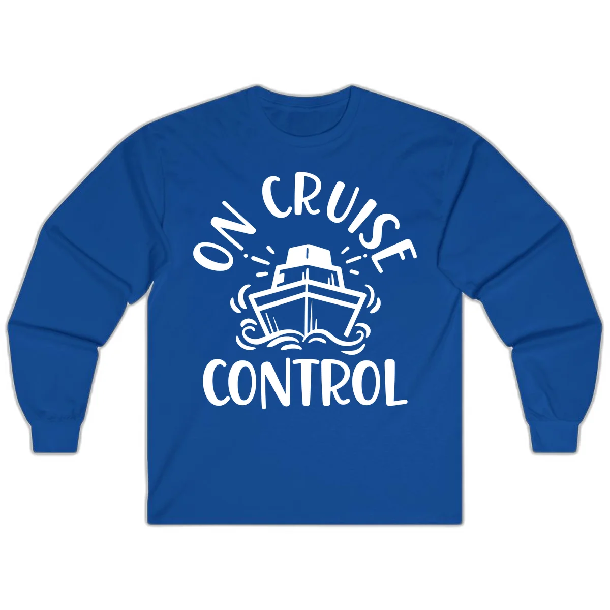 Own Cruise Control Long Sleeve T-Shirt in Royal