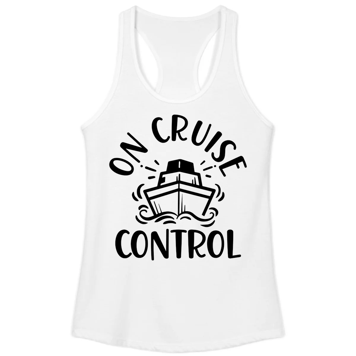 Own Cruise Control Ladies Tank Top in White